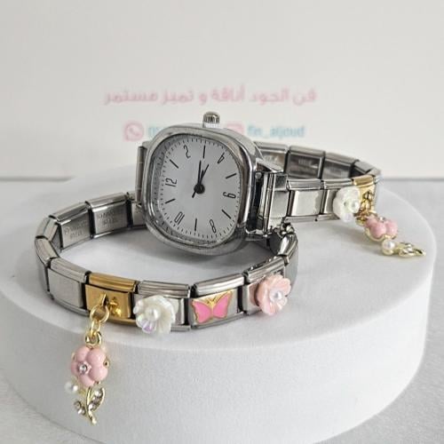 ⌚ ساعة تشارمز مع إسورة مطابقة