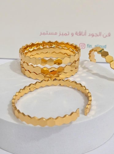 أساور أطفال ذهبية أنيقة