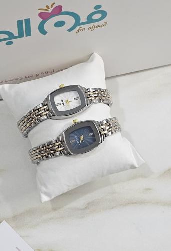 ساعة أولاد فخمه مكس فضي وذهبي