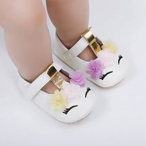 حذاء يونيكورن للأطفال مع ربطة شعر