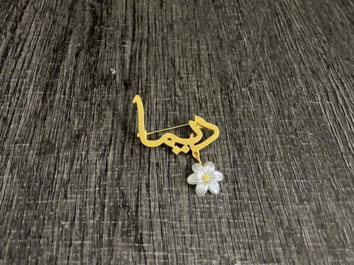 بروشات أطفال مطليه بالذهب