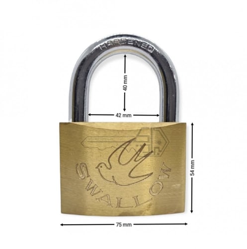 قفل حلق مقاس 75 ملي ماركة ابو طير