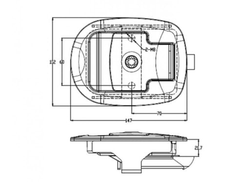 قفل صندوق حديد +شد سيارات الرحلات