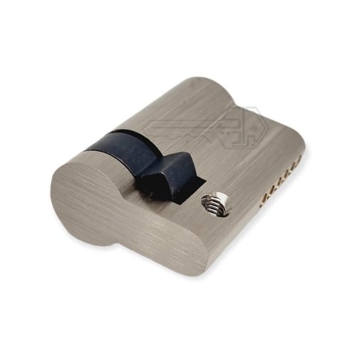 قلب نص 45 ملي - لون فضي