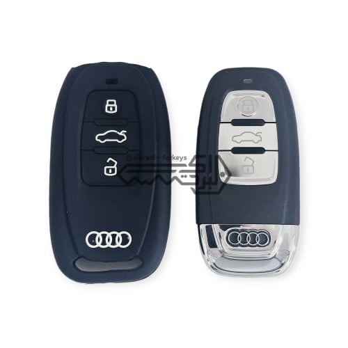 حافظة ريموت سيليكون بصمه اودي 3 ازارير