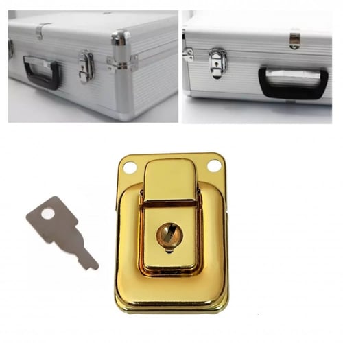 قفل علبه لون ذهبي