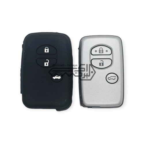 حافظة سيليكون بصمه تويوتا 3 ازارير