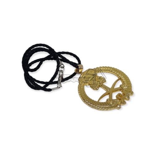 تعليقه سياره سيفين و نخله لون ذهبي