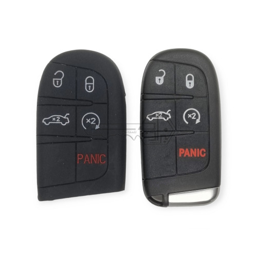 حافظة ريموت سيليكون بصمه دودج 5 ازارير