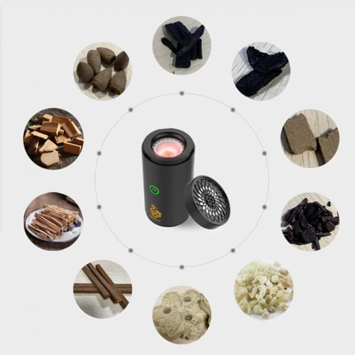 مبخرة الكترونية ذكية محمولة - أسود