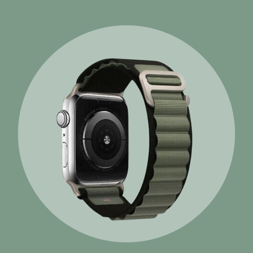 سوار ساعة ابل ديزاين الترا مقاس 42/44/45 اسود / زي...