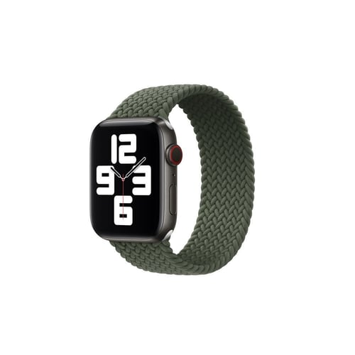 سوار ساعة ابل قماشي- أخضر 42-45