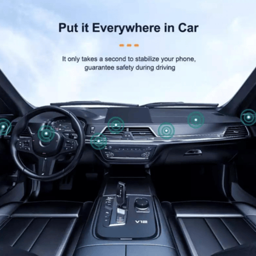 مثبت جوال مغناطيسي للسيارة + كيبل ايفون