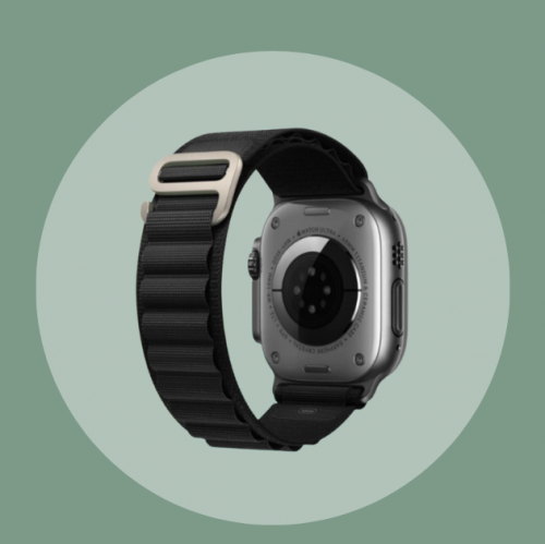 سوار ساعة ابل ديزاين الترا مقاس 42/44/45 اسود