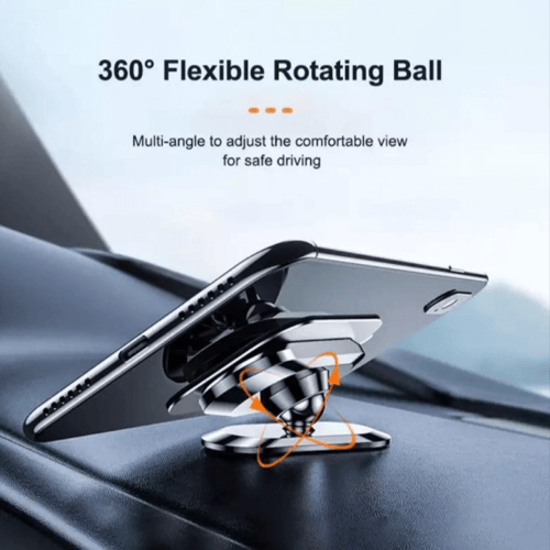 مثبت جوال مغناطيسي للسيارة + كيبل ايفون