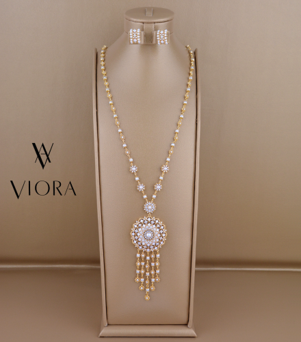 طقم طويل تصميم ألماس