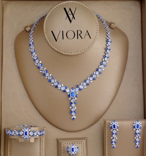 طقم زركون تصميم ألماس