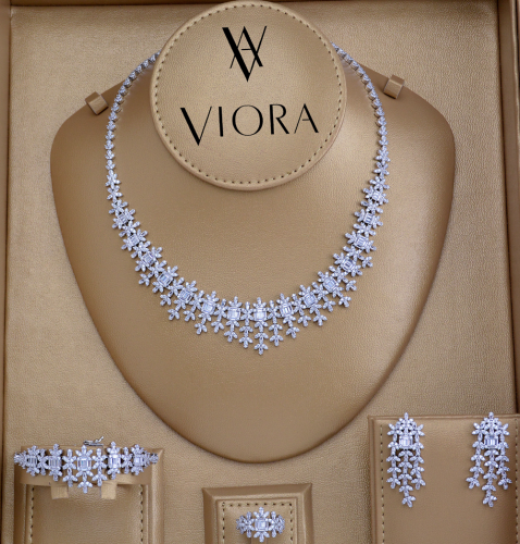 طقم زركون تصميم ألماس