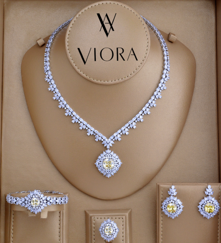 طقم فانسي تصميم ألماس