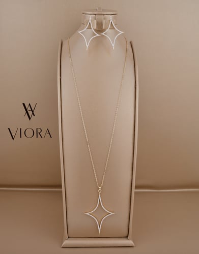 طقم طويل تصميم ألماس