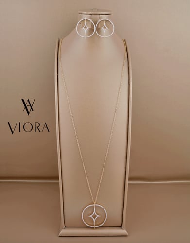 طقم طويل تصميم ألماس