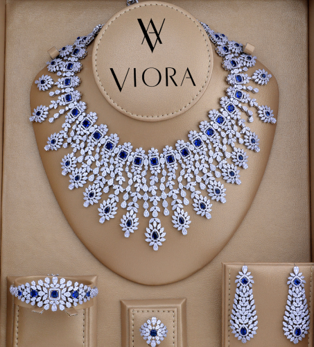 طقم تشوكر تصميم ألماس