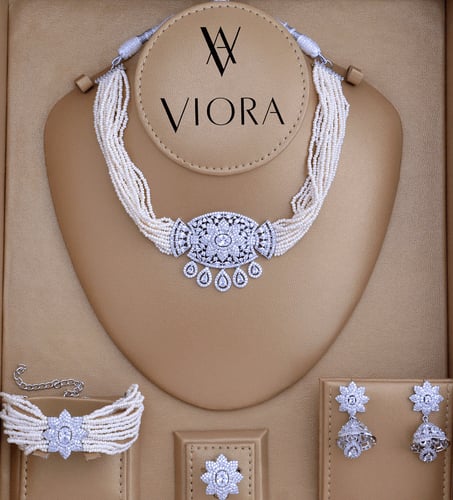 طقم تشوكر لولو زراعي