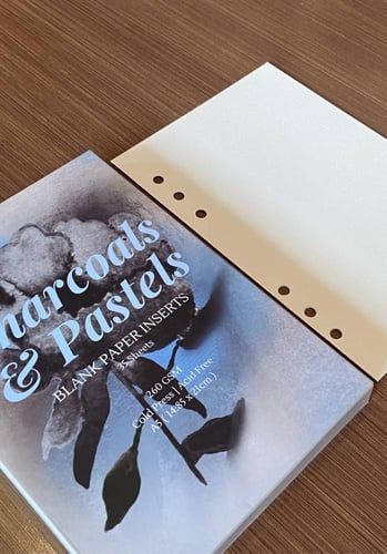 أوراق الفحم و الباستيل