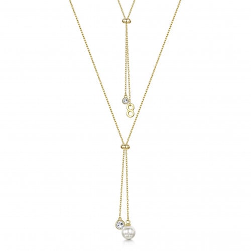 سلسال غريس، مطلي بالذهب، ذهبي، ماركة انفينيتي البر...