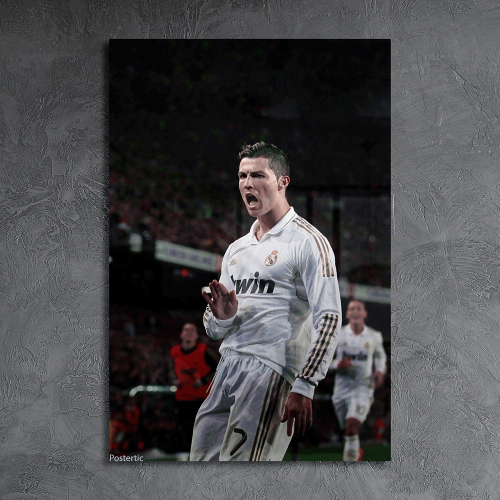 لوحة معدنية كريستيانو رونالدو ريال مدريد Calma