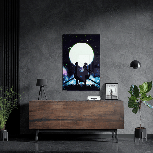 لوحة معدنية | بوستر انمي هجوم العمالقة