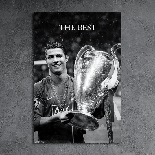 لوحة معدنية كريستيانو رونالدو مانشتر يوناتيد الابط...