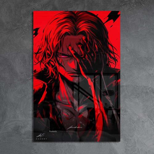 لوحة معدنية | بوستر شانكس: إضاءة حمراء