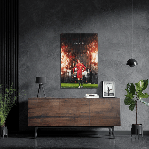 لوحة معدنية كريستيانو رونالدو منتخب البرتغال