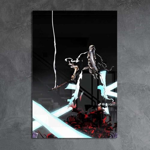 لوحة معدنية | بوستر ياماموتو شيجيكوني من أنمي بليت...