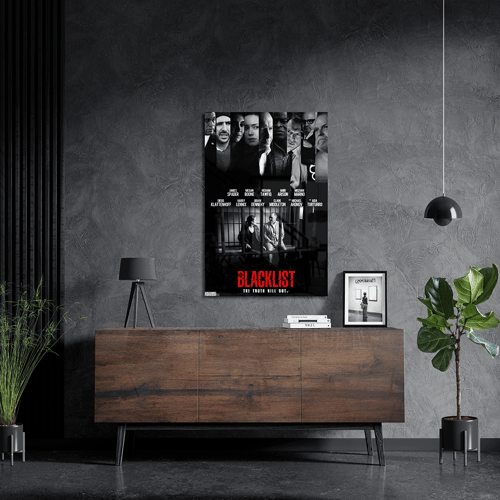 لوحة معدنية | بوستر لمسلسل بلاك ليست