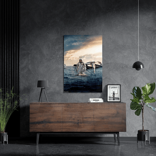 لوحة معدنية لفلم انترستيلر Interstellar