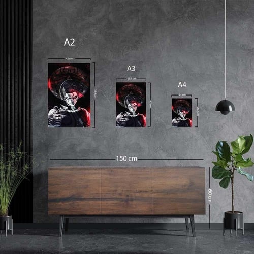 لوحة معدنية | بوستر هيسوكا: شعار العنكبوت