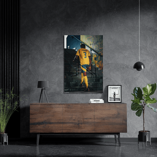 لوحة معدنية محمد سيماكان نادي النصر