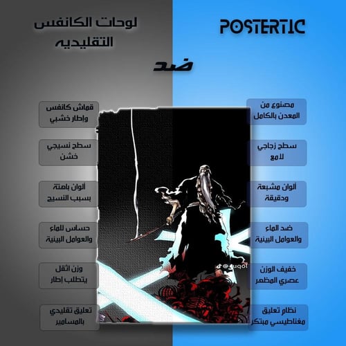 لوحة معدنية | بوستر ياماموتو شيجيكوني من أنمي بليت...