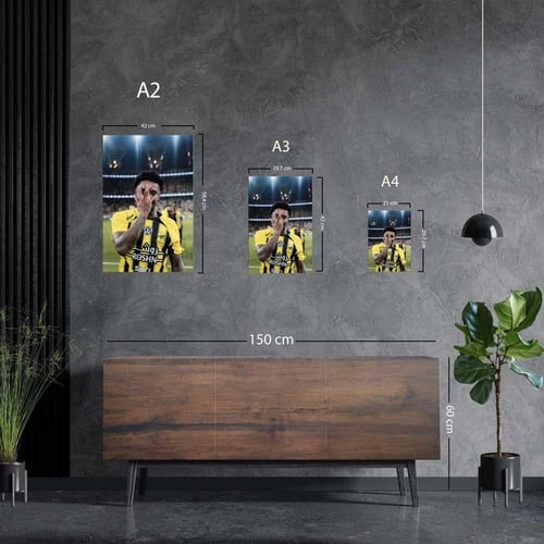 لوحة معدنية احتفالية للنجم ستيفن بيرجوين من نادي ا...