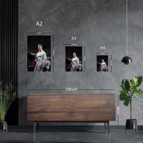 لوحة معدنية كريستيانو رونالدو ريال مدريد Calma