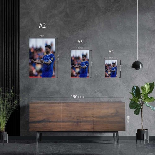 لوحة معدنية احتفالية روبن نيفيز الهلال