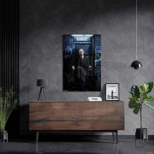 لوحة معدنية | بوستر ريموند ريدينغتون مسلسل بلاك لي...