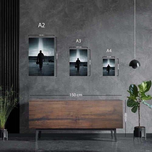 لوحة معدنية - فيلم Interstellar (بين النجوم)