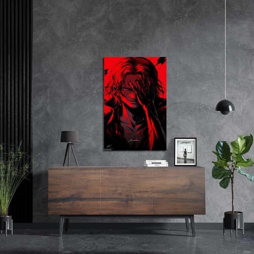 لوحة معدنية | بوستر شانكس: إضاءة حمراء
