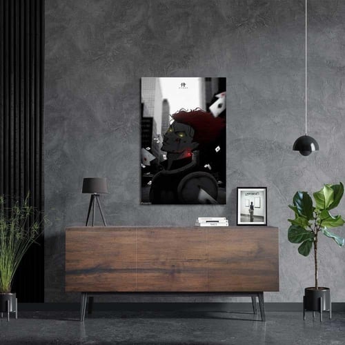 لوحة معدنية | بوستر هيسوكا مورو من أنمي هنتر × هنت...