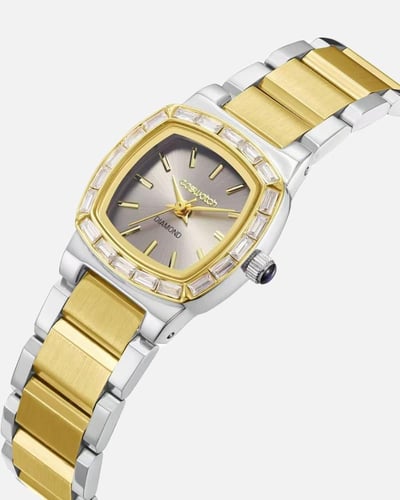 ساعة نبض النسائية بلون رمادي