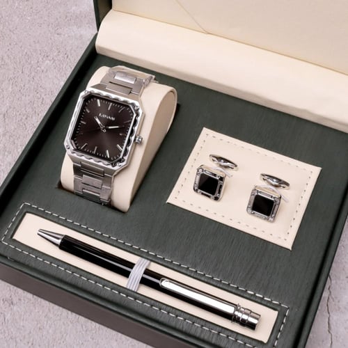 طقم رجالي منسق مع كبك و قلم