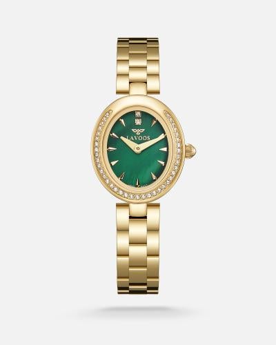 ساعة تميز النسائية ستيل بلون ذهبي